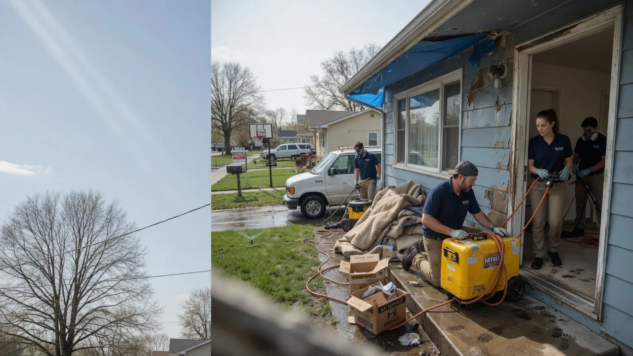 Basement Flood Cleanup in La Prairie, IL near me